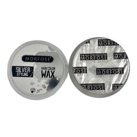 MORFOSE Hair Colour Wax, silver, 100 ml,Temporary Hair Dye Wash In Wash Out, Coloured Hair Wax Kids Instant Styling, Hair Colour Pomade Washable for Men, Women, Party, Cosplay (100 ml, Silver)