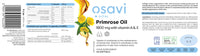 Osavi Primrose Oil with Vitamin A & E, 1800mg - 60 softgels
