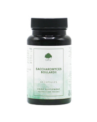 Saccharomyces Boulardii Supplement | Live Bacteria Supplement | 8 Billion Viable Organisms per Capsule | 60 Vegan Capsules | G&G Vitamins