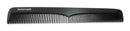 Swedish Crown Men's Sawn Comb 6.1" Handmade Black with Two Teeth Fine + Normal (505CA)