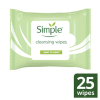 Unilever Simple Kind to Skin Cleansing remove waterproof make-up Facial Wipes for sensitive skin 25 wipes