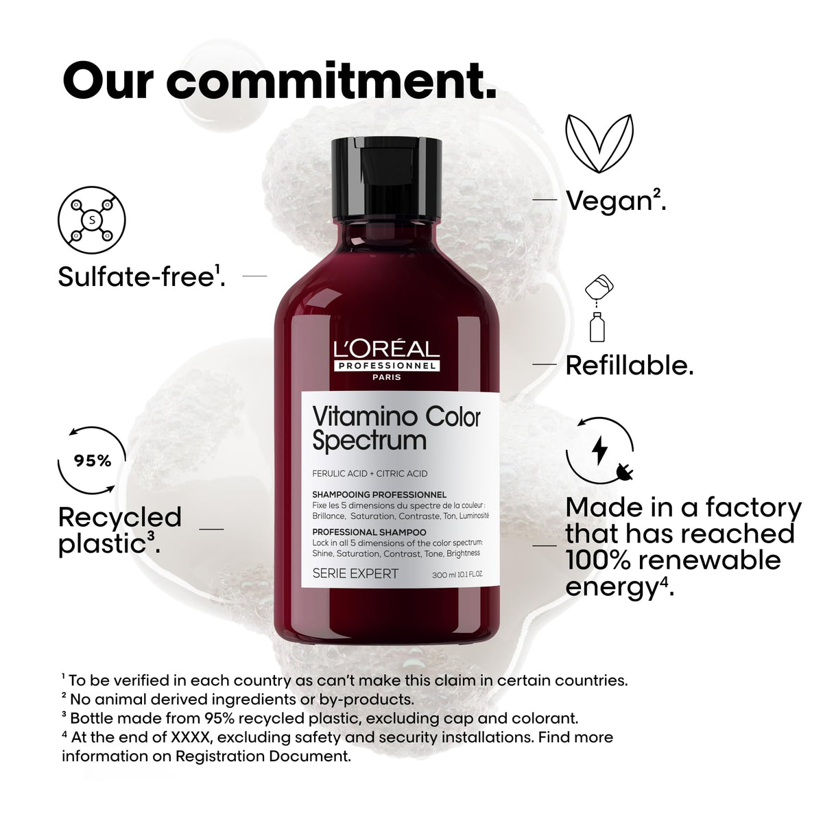 L'Oréal Professionnel Paris COLOURED HAIR CARE: Ideal for all colour-treated hair, this luxurious creamy shampoo cleanses thoroughly without stripping your beautiful shade.