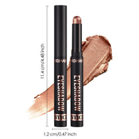 LANGMANNI 8Pcs Eyeshadow Stick Gift Set,Soft Smooth Cream With Matte Earth & Metal Colors, Waterproof & Long-Lasting, Beauty & Personal Care Eye Shadow Stick For Daily Makeup & Special Occasions (#B)