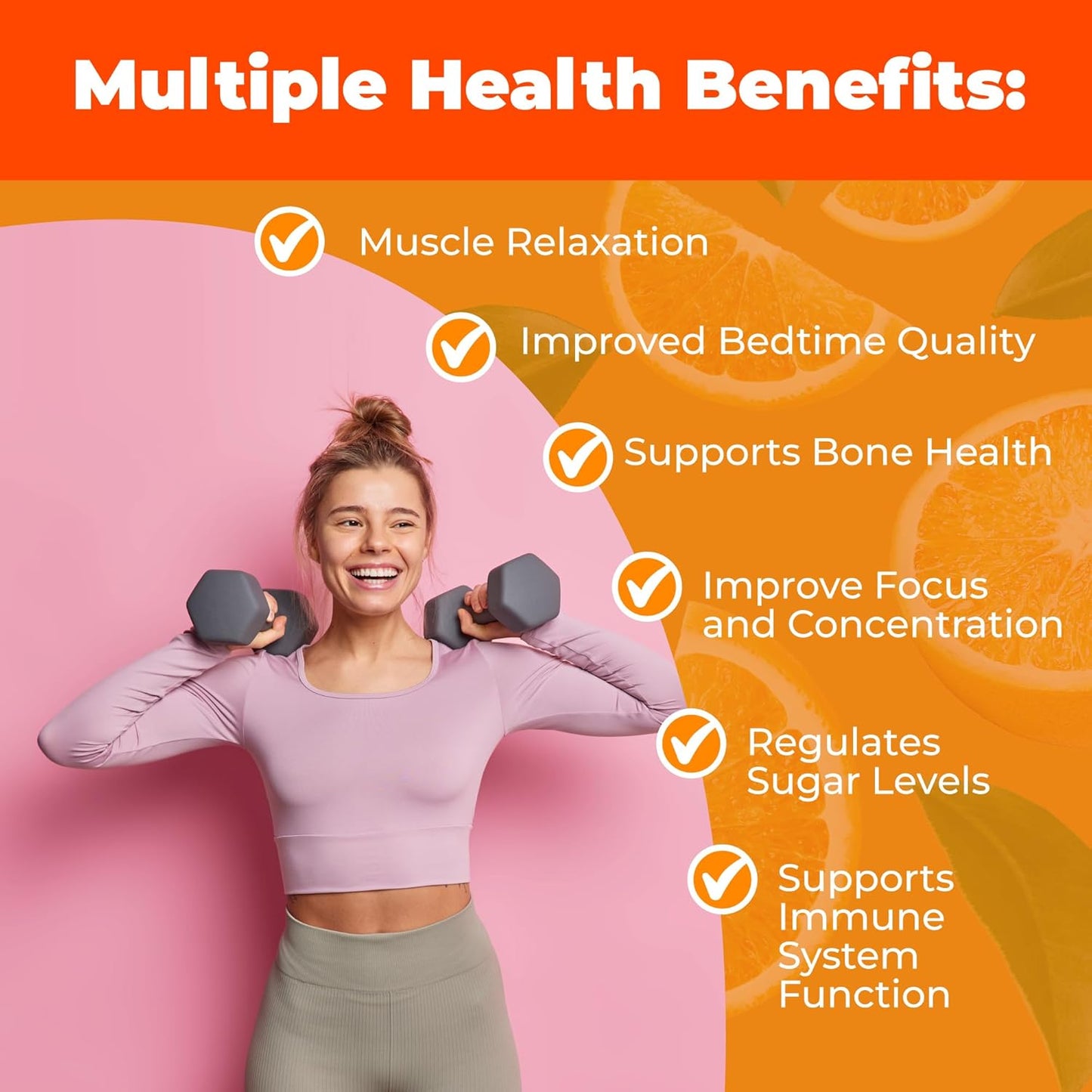 Magnesium Glycinate Gummies for Kids & Adults Women & Men - Sugar Free Gluten Free Non-GMO Vegan Chewable, 60 Count