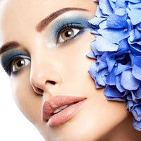 Fychuo Blue Eyeshadow Palette Glitter Eyeshadow Royal Blue Eye Shadow Pallets for Women Navy Blue Eyeshadow Sparkle 9 Colors Eye Makeup Shiny Shimmer Waterproof Palettes