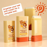 Generic 2-in-1 Hair Wax Stick with Built-in Comb for Kids - Slick Back Hair Brush, Gummy Hair Gel, Moisturizing Non-Greasy Formula, Compact & Portable Styling Stick