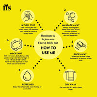 FFS Beauty Illuminate & Rejuvenate: Face and Body Bar With Vitamin C - Soap Bar, Body Soap, Face Soap