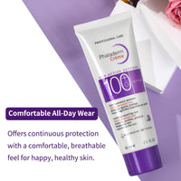EliiSkinn Sunscreen SPF 100+ Face Suncream, PA+++, Ultra-Light UV Protection, Water & Sweat Resistant, Non-Greasy, Non-Sticky - Refreshing Formula