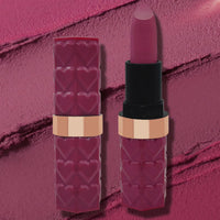 LYNTYAOU Plum Purple Lip Stick, Fuchsia Lipstick for Women Long Lasting, Silky Smooth Waterproof Moisturizing Smooth Non-Sticky Full-Coverage Lipsticks, Gift for Girls & Ladies