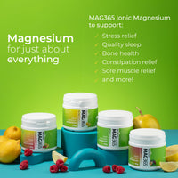 Mag365 MAG365 Magnesium with Exotic Lemon Food Supplement, 150 g