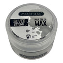 MORFOSE Hair Colour Wax, silver, 100 ml,Temporary Hair Dye Wash In Wash Out, Coloured Hair Wax Kids Instant Styling, Hair Colour Pomade Washable for Men, Women, Party, Cosplay (100 ml, Silver)