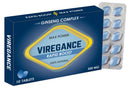 VIREGANCE Blue Tablets - Stronger and Longer for a Confident Performer - Advanced Performance Enhancing, Stamina Endurance Booster Supplement Tablerts for Men - 10 Ginseng Tablets