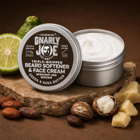 TRADEMARK GNARLY JOE EST.MMXVII Gnarly Joe Beard Softener & Face Cream - Bergamot & Benzoin 85ml - UK Made