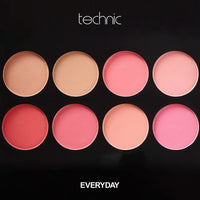 Technic Colour Fix Blush Palette, 3.5 g, Pack of 8