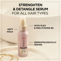 Wella Deluxe Detangle & Strengthen Serum | Anti-frizz | Hydrating | With Tapioca Starch |For All Hair Types | Plex & Pro-vitamin B5 | Flexible Hold | 7-in-1 Style & Nourish, 100ml