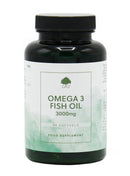 Omega 3 Fish Oil | 3000mg of Fish Oil per 3 Softgel Dose | 90 Softgels | Source of EPA and DHA Omega 3 | G&G Vitamins