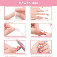 AVZXXKUF 24PCS French Pink Kitty Press on Nails,Cute Kawaii 3D False Nails,Cartoon Y2K Long Length with Pearl and Bow Design,Trapezoid Coffin Fake Nails,Glossy and Full Cover Acrylic Nails for Women