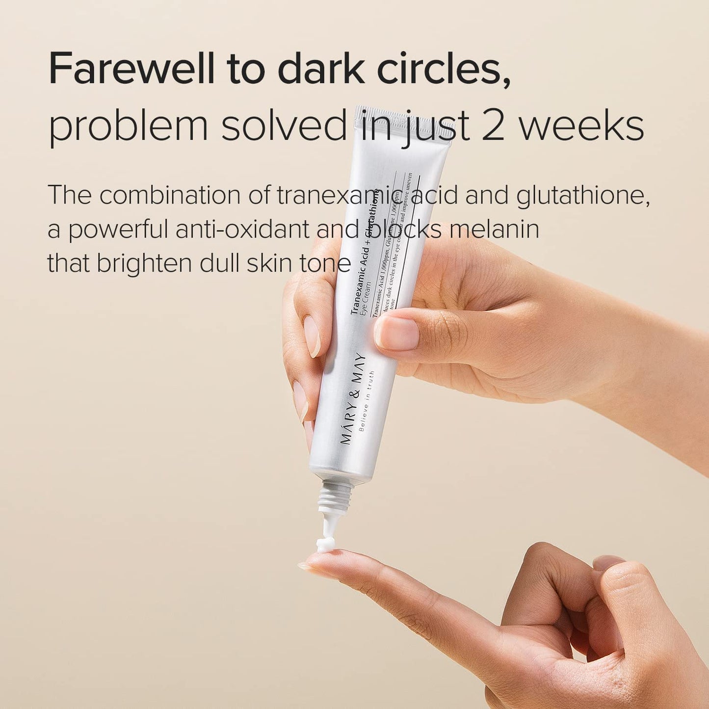 [Mary&May] Tranexamic Acid + Glutathione Eye Cream 12g