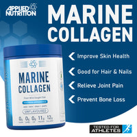 Applied Nutrition Marine Collagen Powder - Hydrolysed Collagen Protein, Healthy Skin, Hair, Nails (Unflavoured) (300g - 25 Servings)