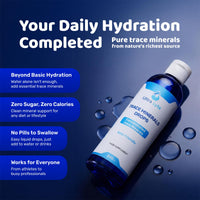 Ultra Lyte Trace Mineral Drops – 237 ml All Natural Complete Mineral Complex Food Supplement – 96 Days Supply – Electrolyte Drops – 72 Trace Minerals (8 oz)