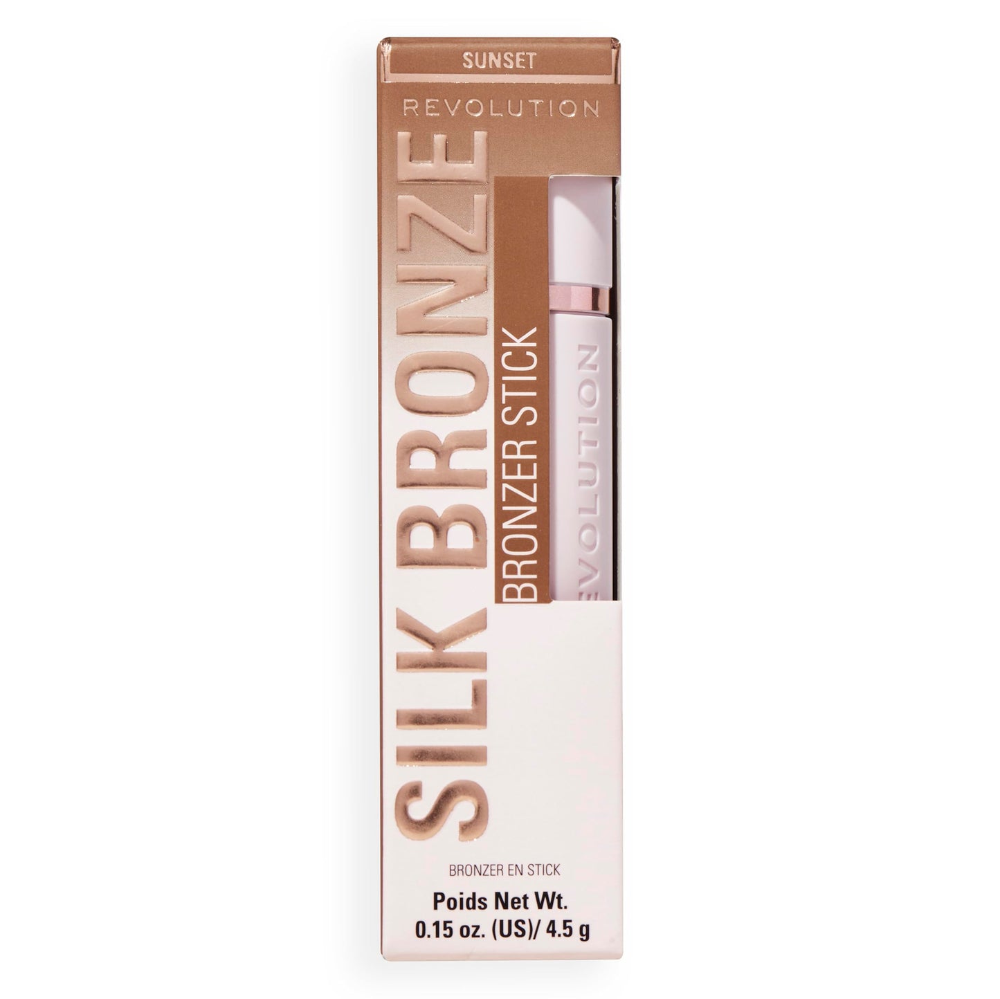 Makeup Revolution Revolution Skin Silk Bronzer Stick, Medium Sunset