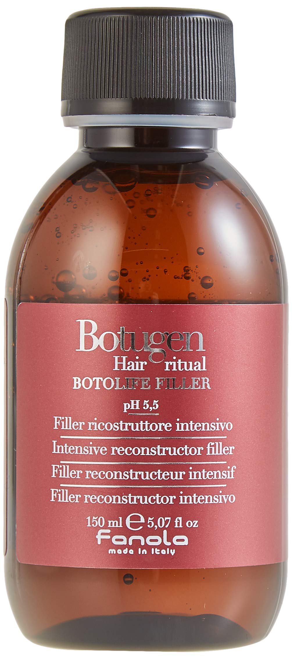 Fanola Restructuring Hair Filler, Hair Treatment with Intense Restructuring and Smoothing Action, Enriched with Hyaluronic Acid and Keratin to Make Hair Stronger, Solid and Robust, 150