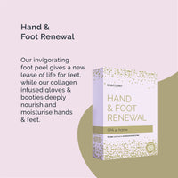 BEAUTYPRO HAND & FOOT RENEWAL SPA at Home with 2 Foot Masks & 1 Hand Mask | Packed Full of Natural Ingredients | Relaxation Gifts For Women | Skin Care & Face Care | Beauty Sets