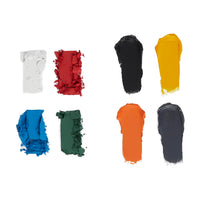 Makeup Revolution X IT Clown Artist Paint Set, 8 Pigmented Eye and Face Paints With Brush