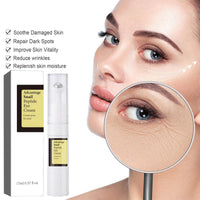 Ruojiar 2PCS Snail Peptide Energetic Eye Roll,Dark Circles Under Eye Treatment Women,Hydrating Snail Peptide Eye Cream,Eye Cream Anti-Aging,Under Eye Cream for Dark Circles and Puffy Eyes,Firming Eye Cream