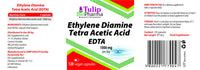 Tulip BioPharma EDTA (Ethylene Diamine Tetra Acetic Acid) 500mg 120 Vegan Capsules, 3rd Party Lab Tested, High Strength Supplement, Gluten and GMO Free