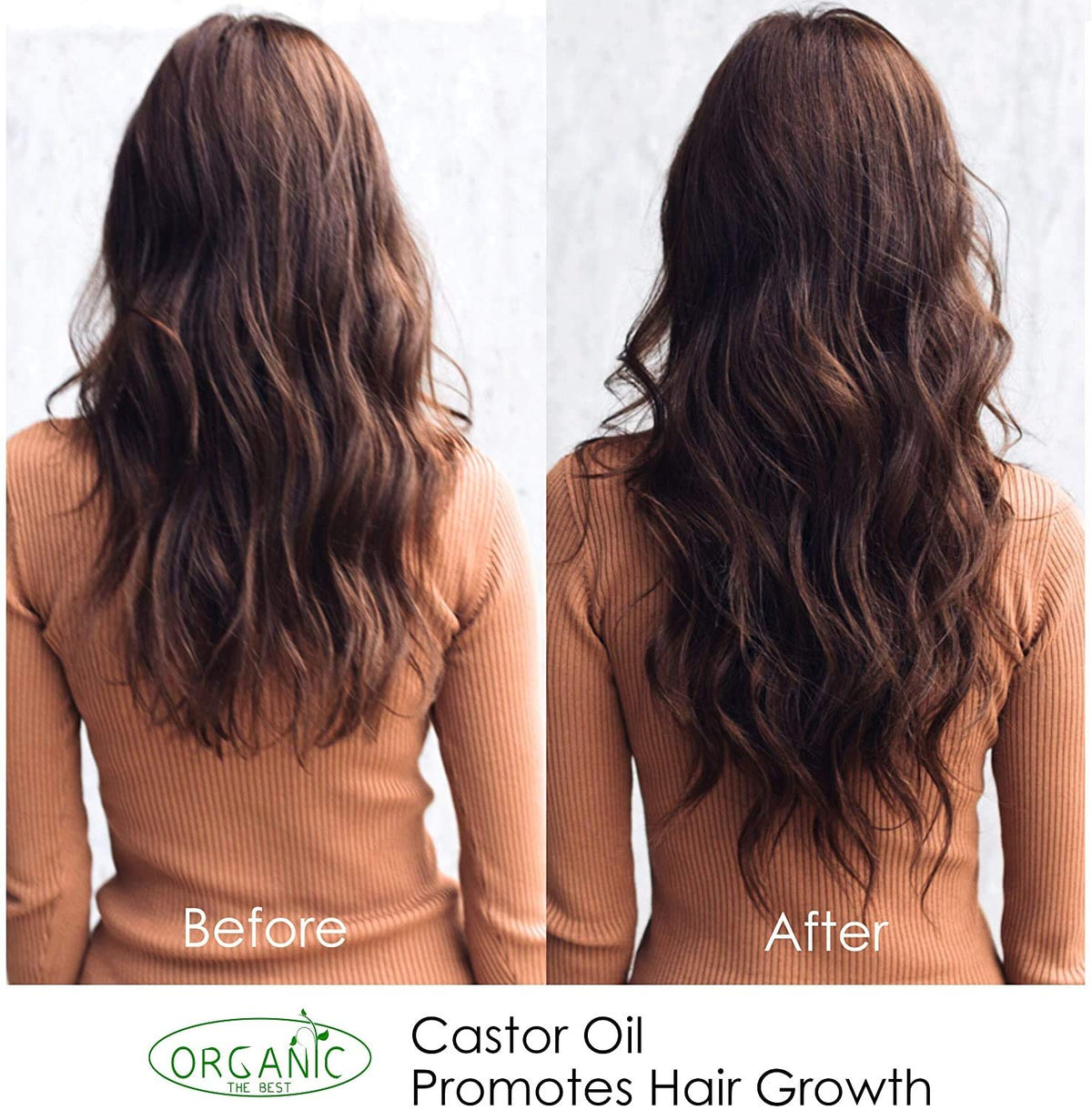 Organic The Best Organic Castor Oil Cold Pressed Undiluted,Certified, Premium Quality 50 ml, Skin,Hair,Eyelash,Eyebrow,Moisturiser