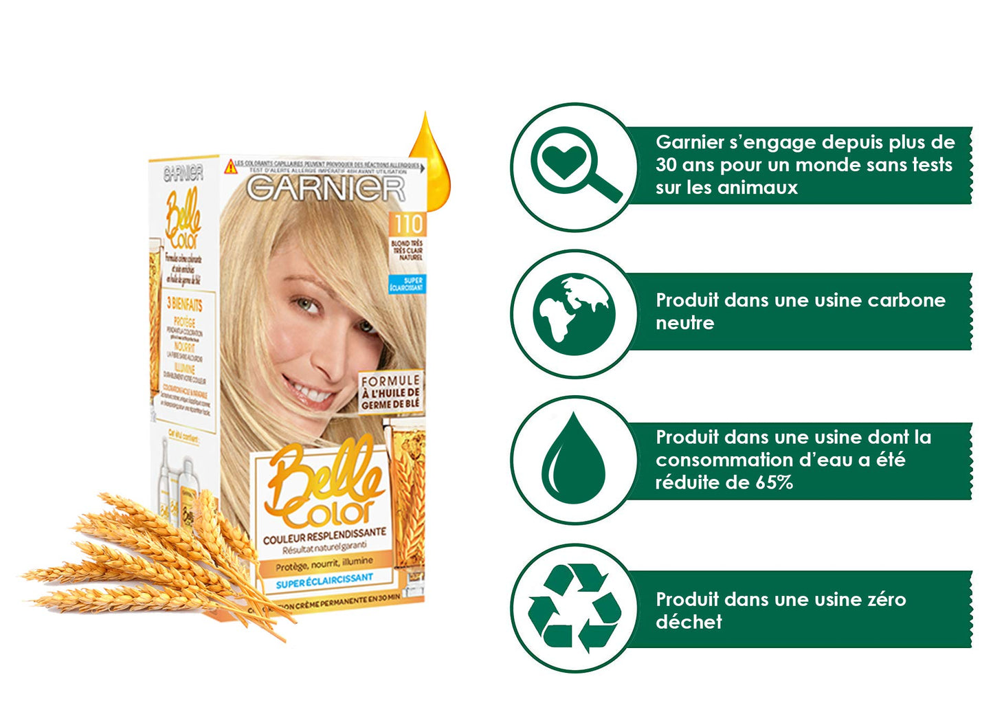 Garnier Hair Colour No. 110 Very Light Natural Blonde – Pack of 2