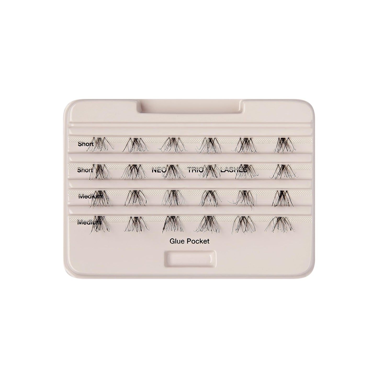 KISS The New Natural Trio Lashes False Eyelashes Clusters 01, 24 Wisps