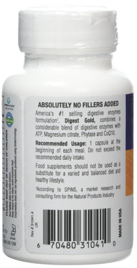 Enzymedica ENZYMEDICA - Digest Gold (90 Capsules) | Digestive Enzyme Supplement | Digestive Enzyme Blend with ATPro for Maximum Support, Nutrient Supplement, Gut Health Supplement, Vegan, Dairy Free