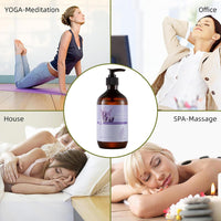 Rosarden Massage Oil for Relaxing, Warming, Joint Pain Sensual Massage Oil Lavender Massage Oils for Massage Therapy Moisturizing Massage Oil for Men and Women (Lavender Flavor)