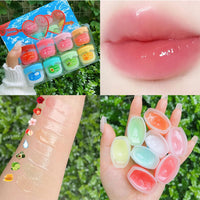 Tianyue Moisturizing lip balm set, 8 lip balm sets, lip balm set, For day and night lip care, Repair dry and peeling lips-Reduce lip lines and wrinkles