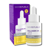 Skin Republic 2% Collagen SPF 15 Anti-Aging Serum to reduce fine lines and wrinkles, Helps keep skin plump and firm for a youthful look (30ml)