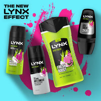 Lynx Epic Fresh Boost 3-in-1 Body, Face and Hair Wash, Grapefruit and Tropical Pineapple Shower Gel 225ml | Set of 4 | Click on '𝗖𝘂𝘀𝘁𝗼𝗺𝗶𝘀𝗲 𝗡𝗼𝘄' for More Bulk Options!