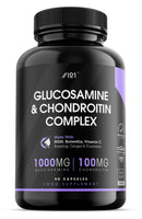 ALPHA01 Glucosamine & Chondroitin Complex - with MSM, Boswellia, Rosehip, Ginger & Turmeric - Made from Pasture Raised, Grass-Fed Bovine - Non-GMO, 90 Capsules