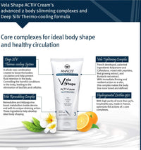 Cellulite Cream Active Body Target the Stomach, Thighs & Butt, Moisturizing Hudrating Cream with Powerful Natural and Active Ingredients. Anacis 5.07Oz
