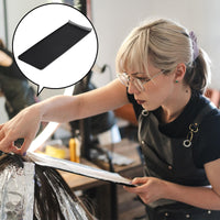 Penitue Balayage Highlighting Board with Teeth, Hair Coloring Palette Reusable Foiling Board Professional Hair Dye Tools for Stylists Salon DIY (Black)
