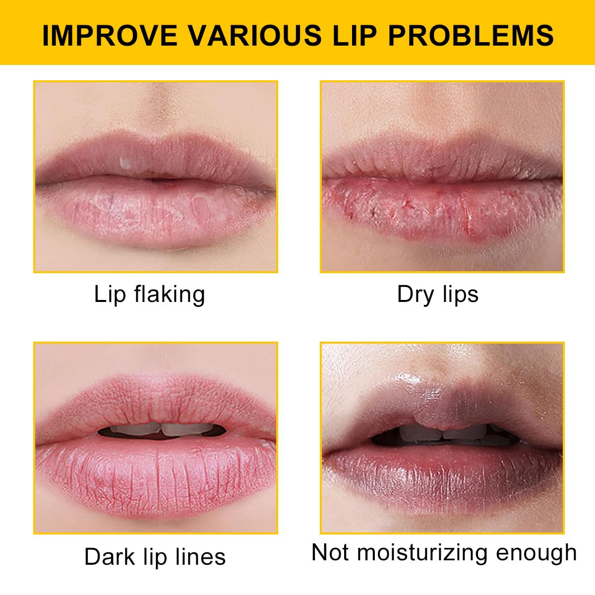 KARELLS Turmeric Lip Balm Stick,Lip Care Cream,Daily Lip Care Balm,Lip Lightening For Dark Lips,Turmeric Long Lasting Moisturizing Lips Balms,Reduces Chapped Dry Lips,Repairs Cracks