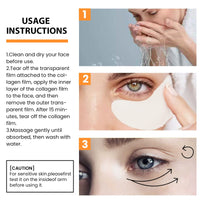 DERMANCE Korea Highprime Collagen Soluble Film - Lighten Dark Circles and Bags Under the Eyes, Anti-wrinkle Lifting and Firming Mask (5box)