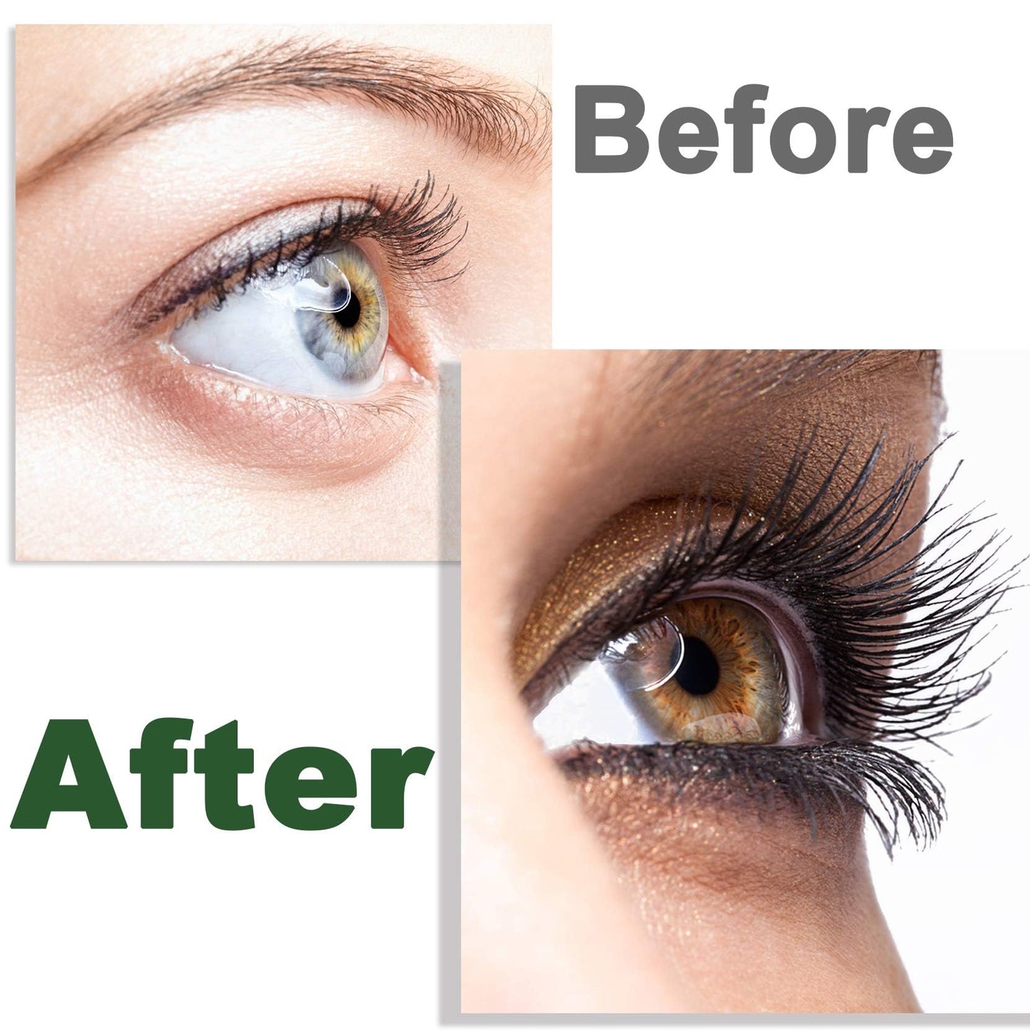 Castor Oil,2 Packs w/Free Lash&Brow Brushes&E-Book,100% Pure Hair Oil for Eyebrow Lash Eyelash Beard Growth Serum Dry Hair Skin Care Essential Oils,Gifts for Women Men Mum Wife Her