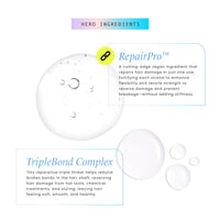 HASK Bond Building Leave-In Treatment Cream with TripleBond Complex & Argan Oil, Repairs Damage, Prevents Breakage, Adds Moisture, Sulfate-Free, Cruelty-Free, Colour-Safe – 100 ml