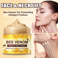 Shengqialun Bee Venom Cream With Honey - Face & Neck Anti Wrinkle Cream For Fine Line - All-in-One Face Moisturiser For Tightening, Wrinkle Removal & Anti Aging