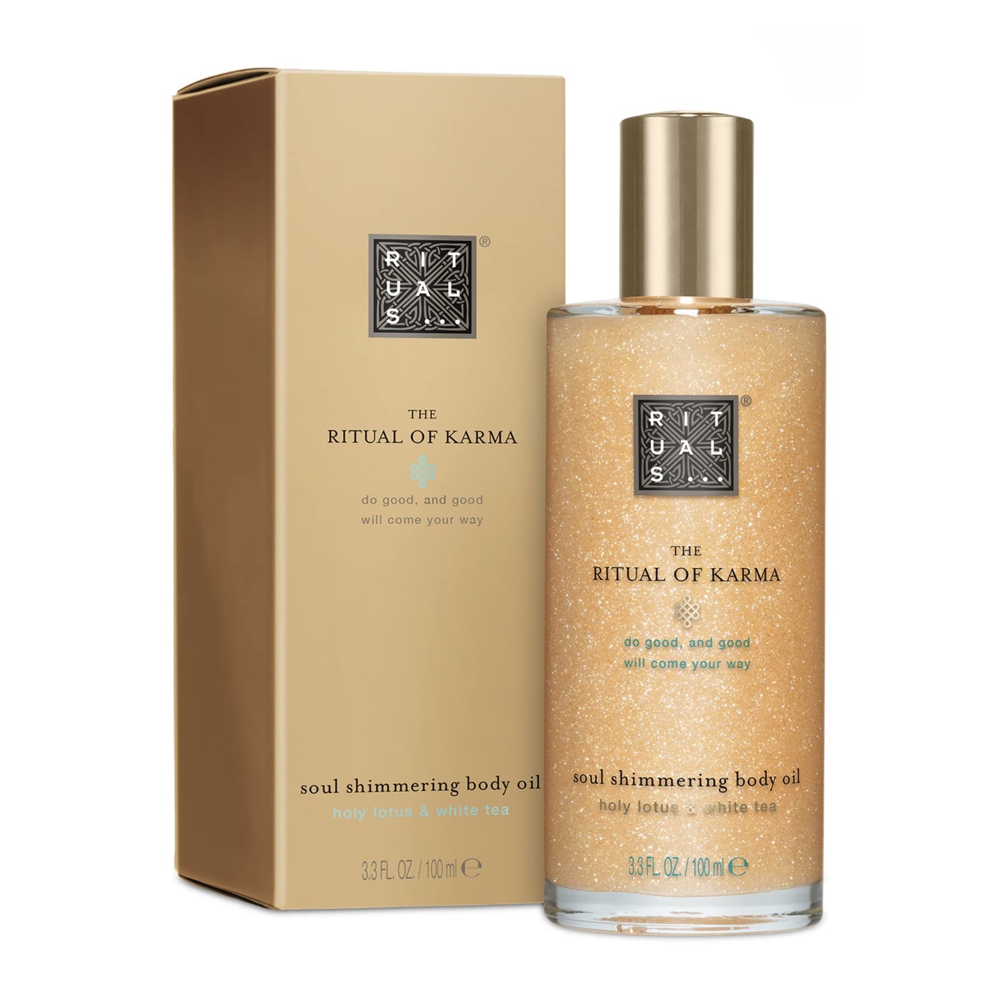 RITUALS Rituals Karma Soul Shimmering Body Oil 100ml Holy Lotus & Organic White Tea