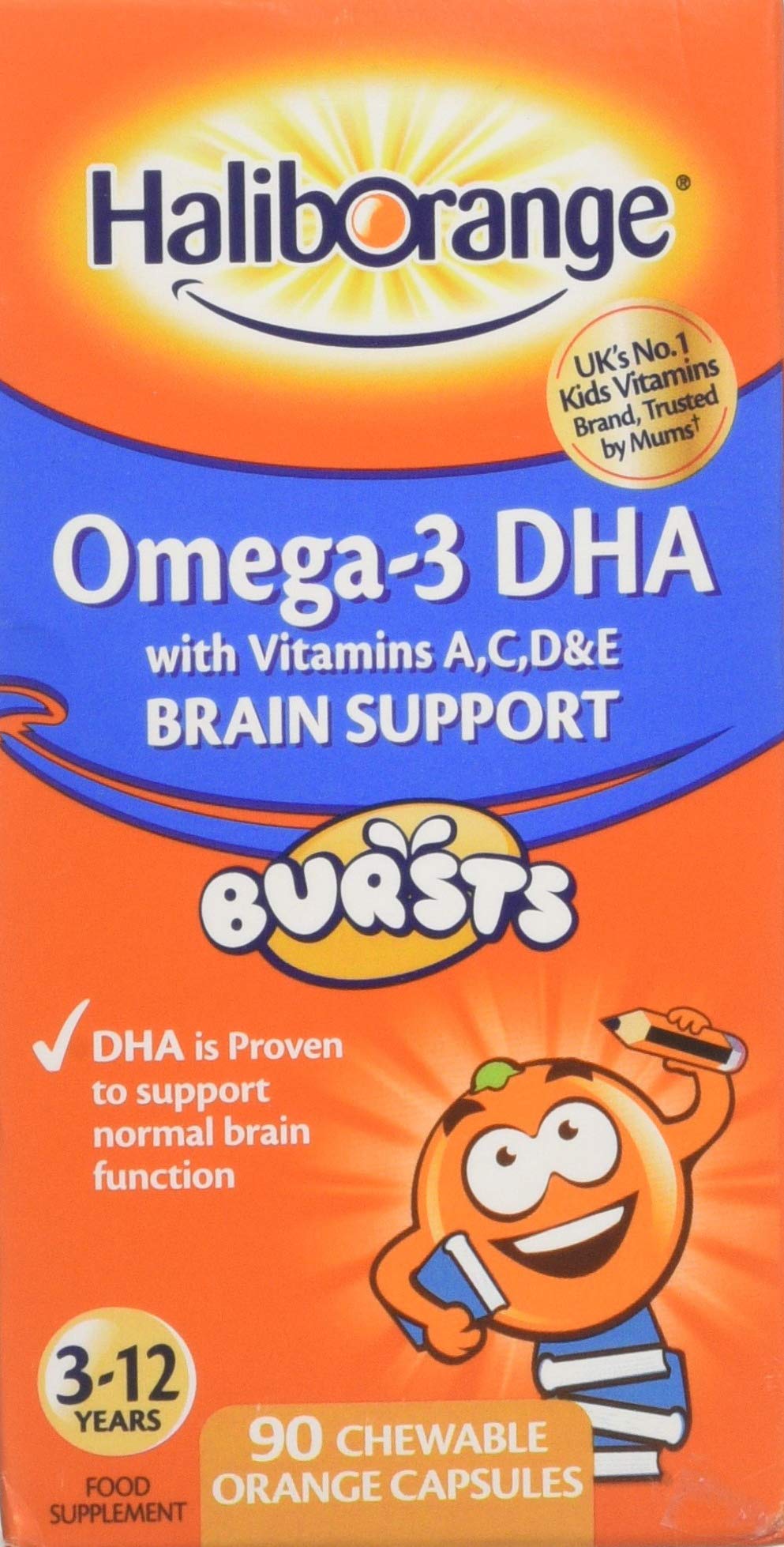 Haliborange Kids Omega-3 Chewy Orange, 90 Count