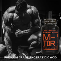 Optimised Research Labs Phosphatidic Acid M-TOR Pathway, Increase Protein Synthesis Boost Muscle Growth, Muscle Builder, Suitable for Vegans, 750mg per Day, 90 High Strength Capsules