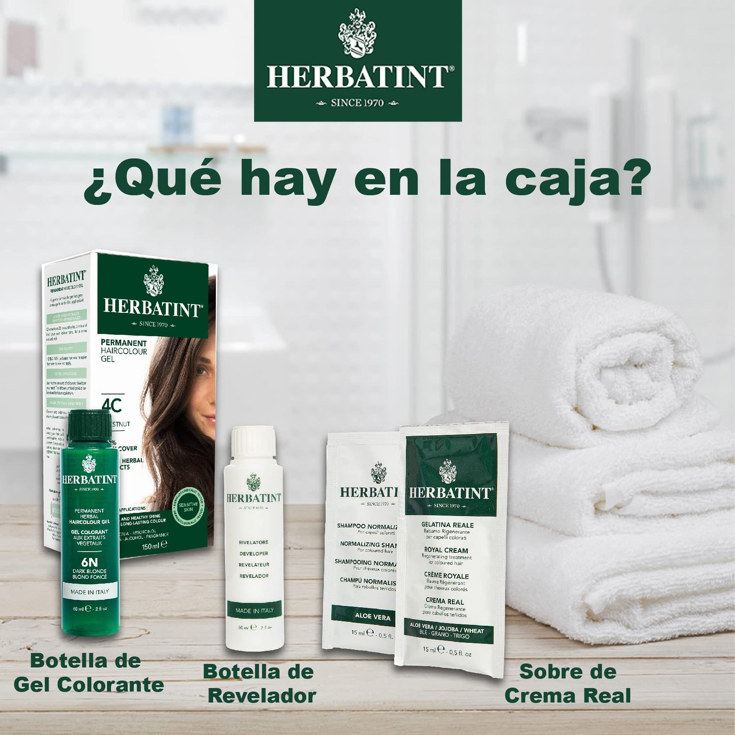 Herbatint HERBATIN Dye Chestnut Ash 4C 150 ml Herbatin